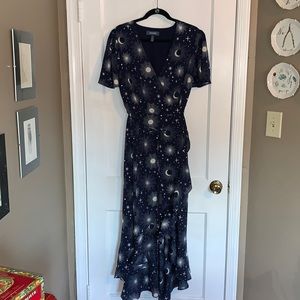 Modcloth Stunning Wonder Maxi Wrap Dress XL